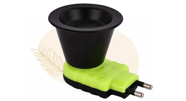 Black Coated Kapoor Dani for Modern Pooja Spaces_Green